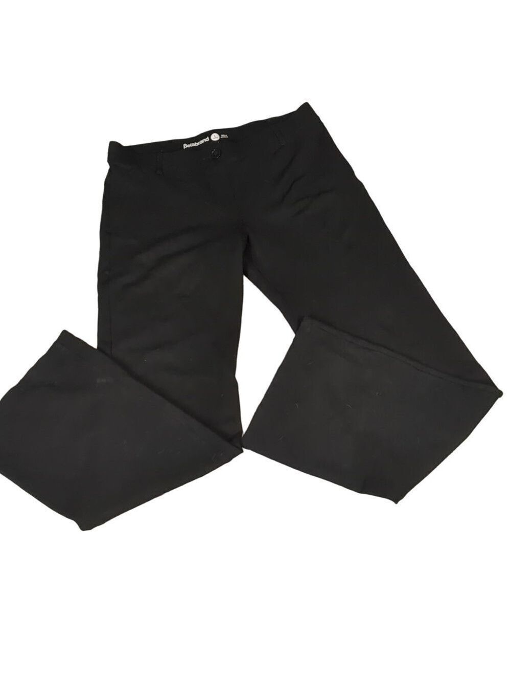 Betabrand black yoga dress pants size large long